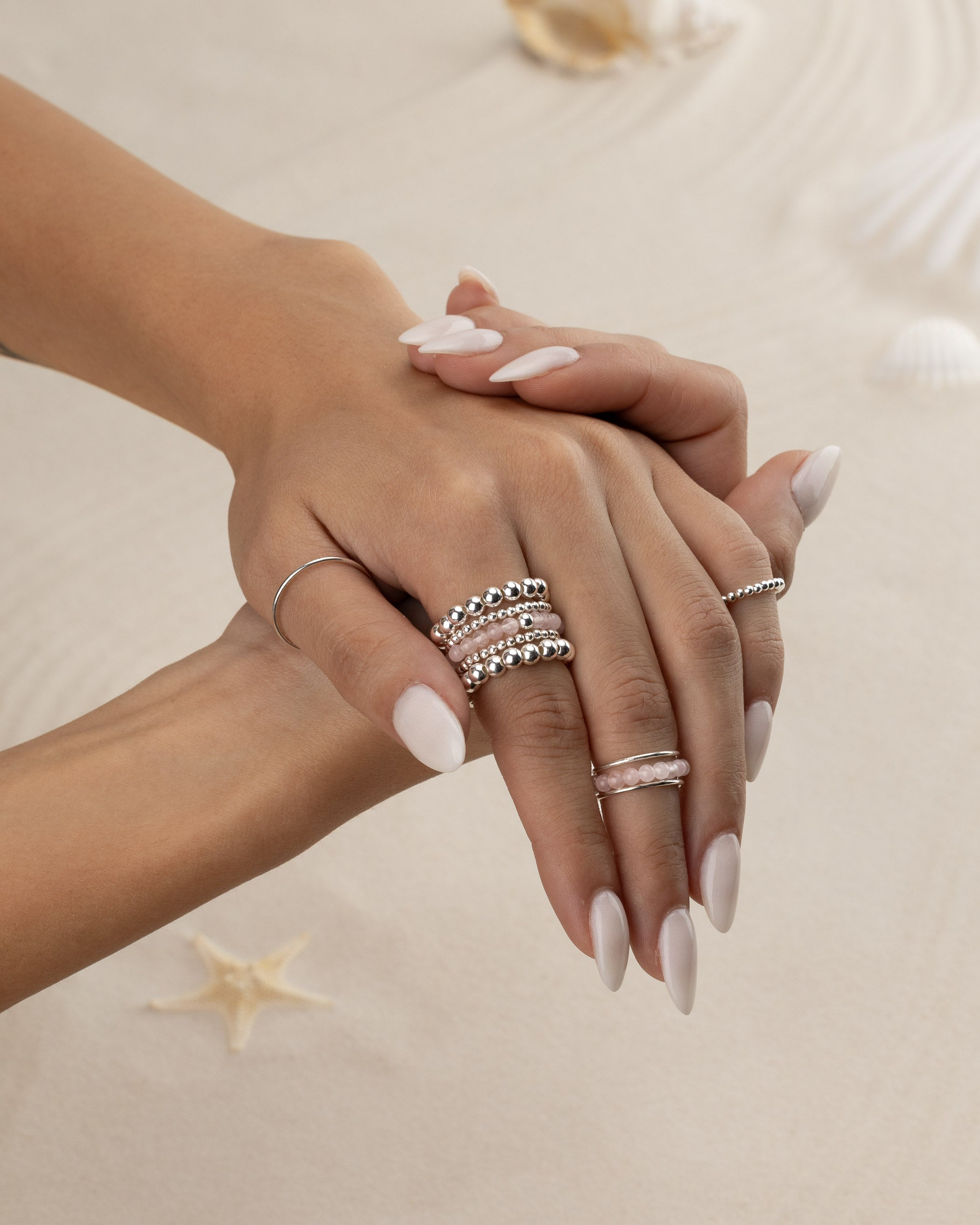 rings | charm classic beaded