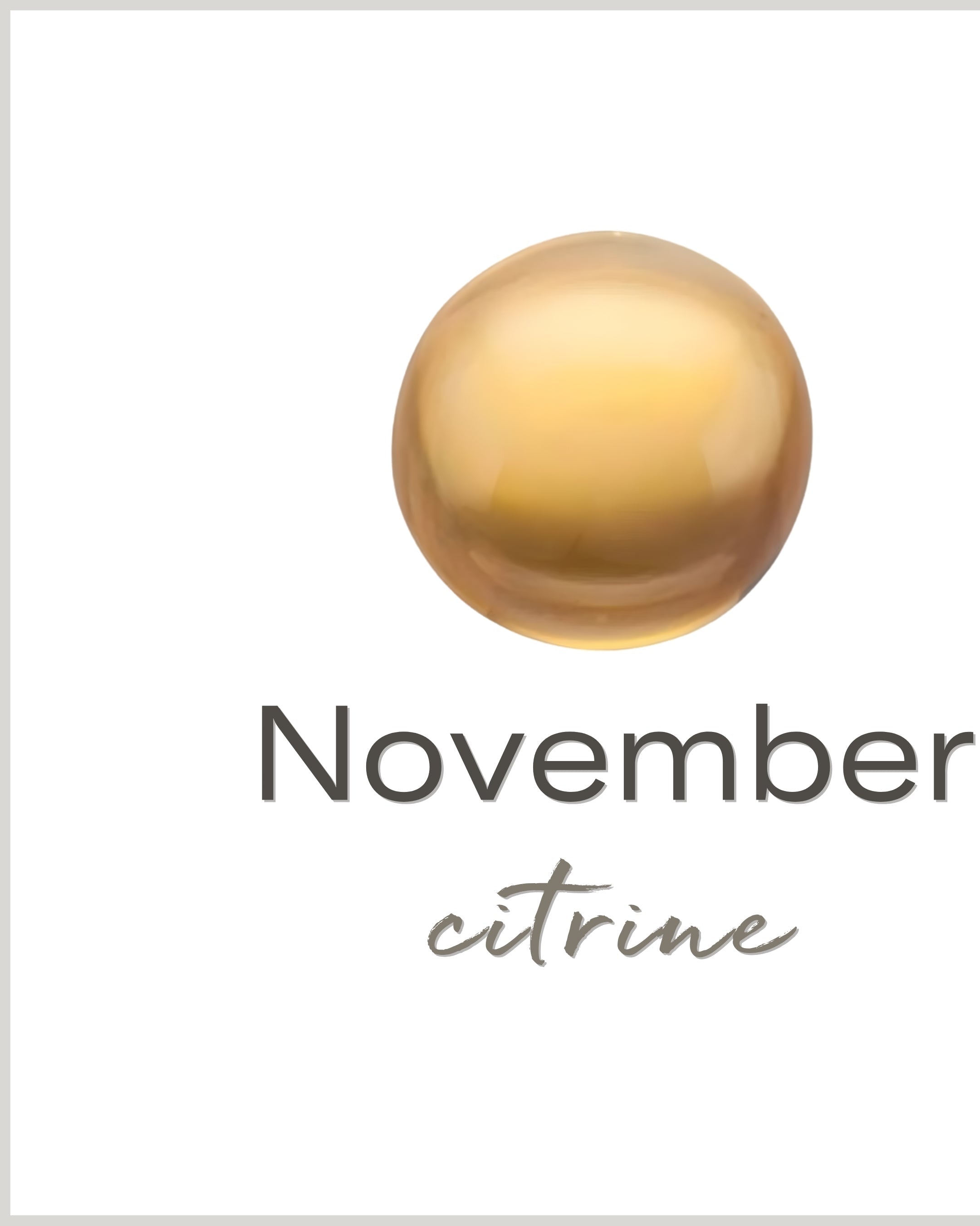 birthstone | November citrine