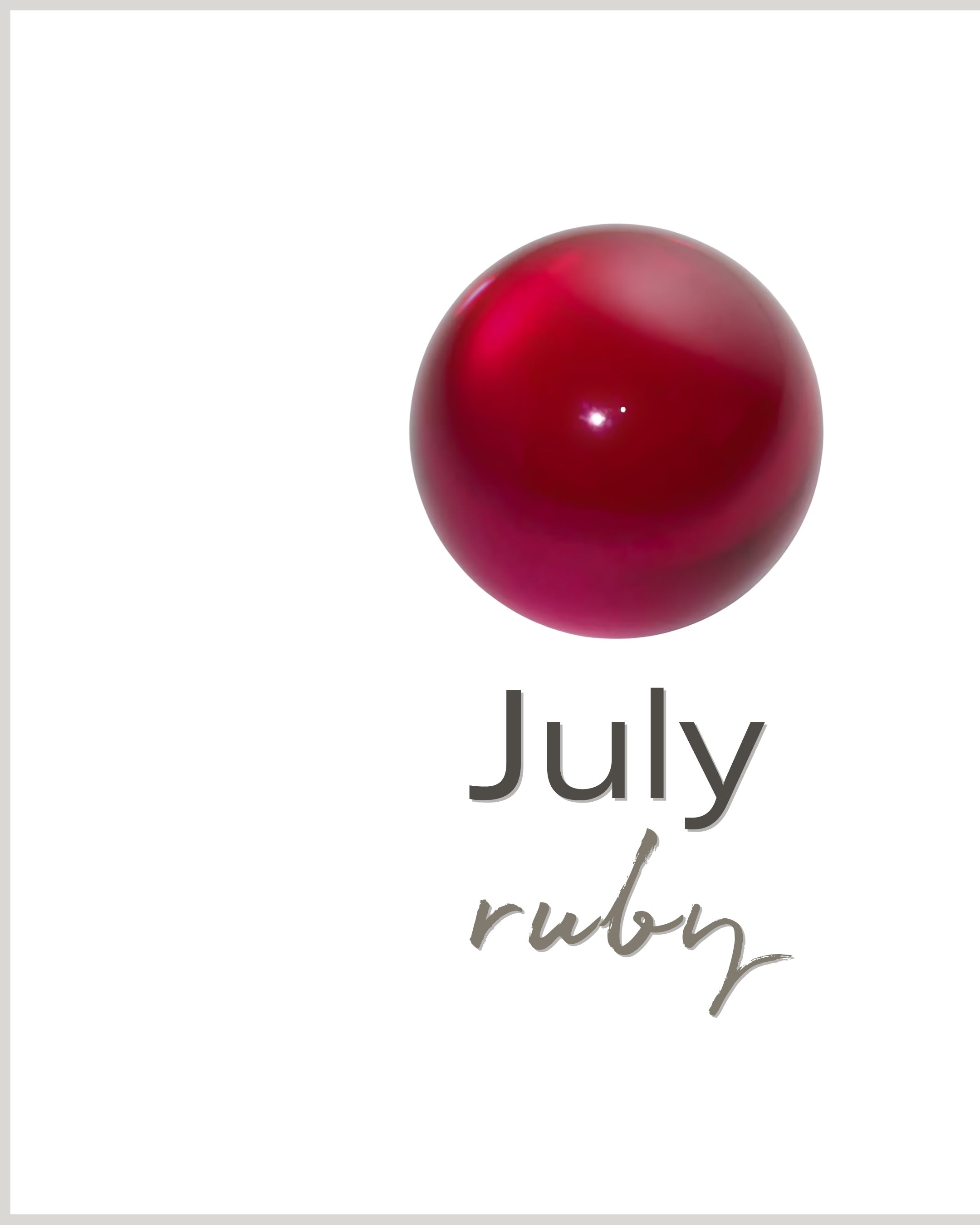 birthstone | July ruby
