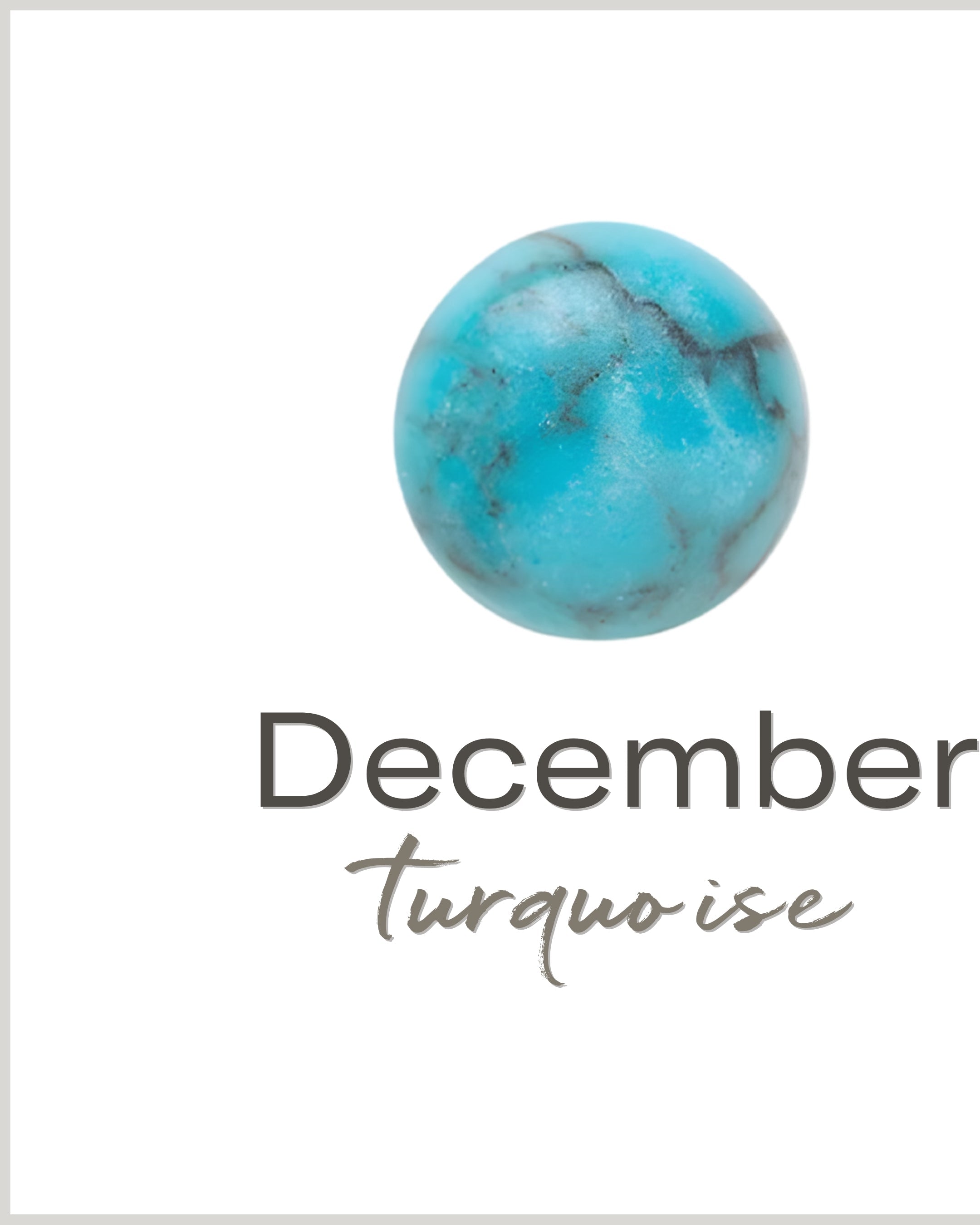 birthstone | December turquoise