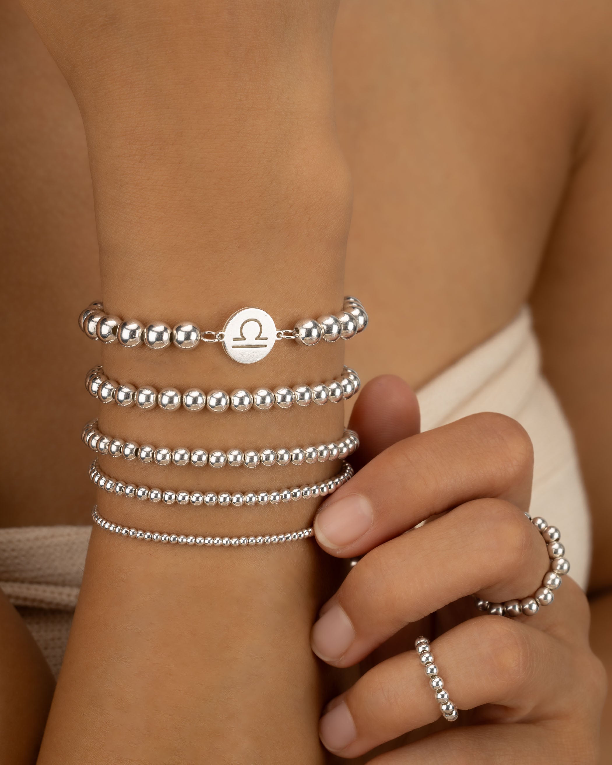 bracelets | silver beaded