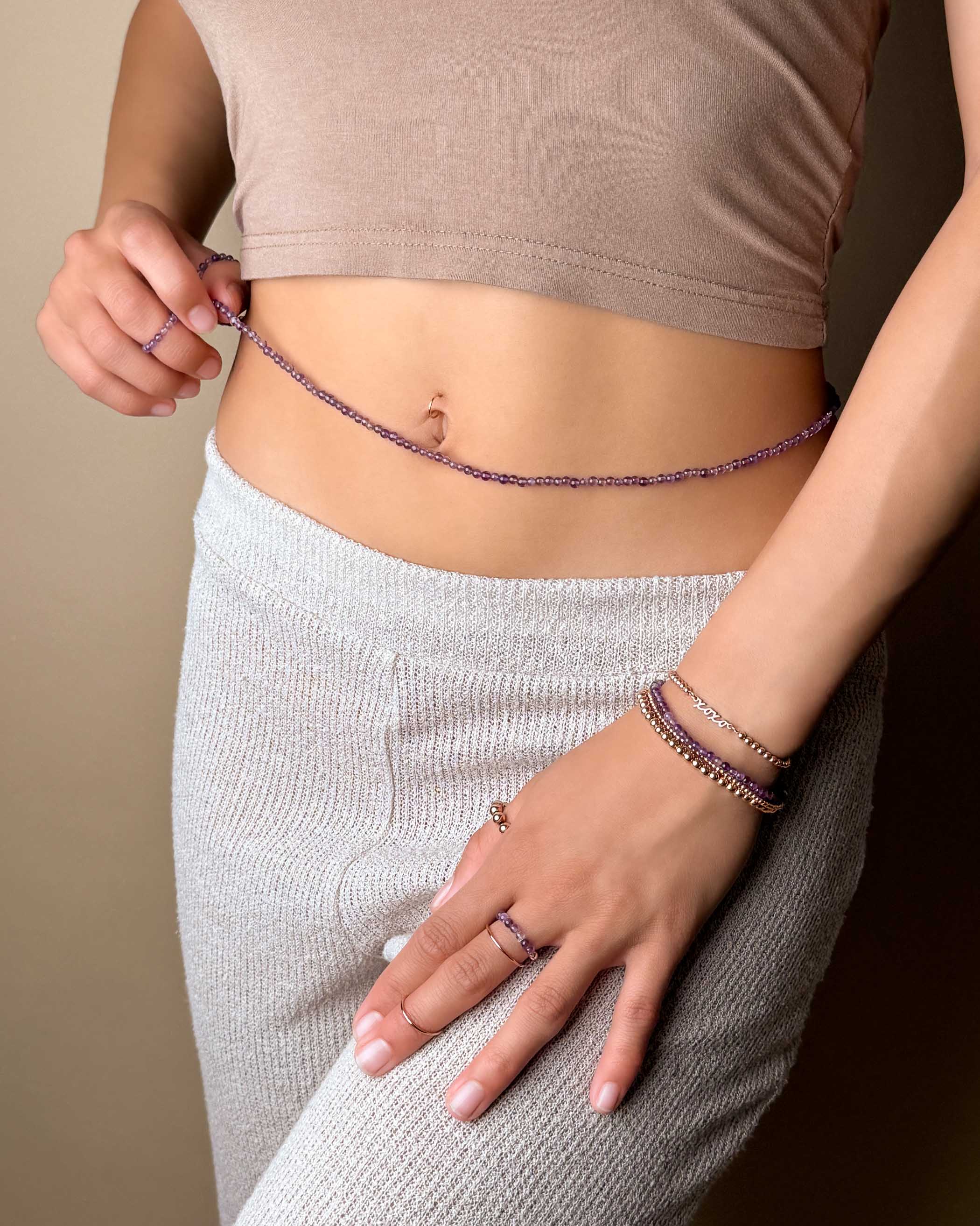 waist beads | birthstone