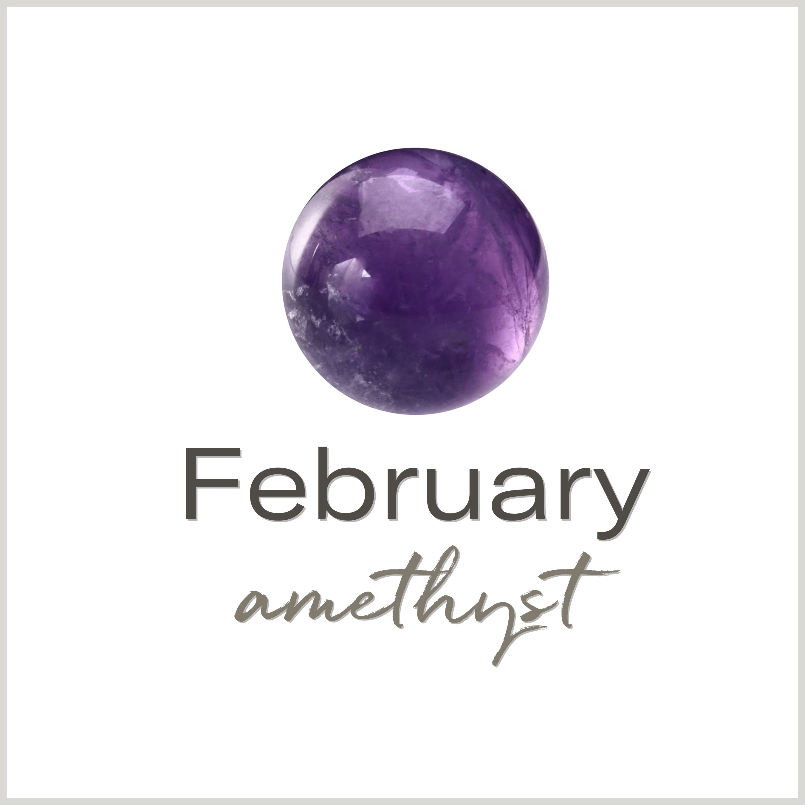 birthstone | February amethyst