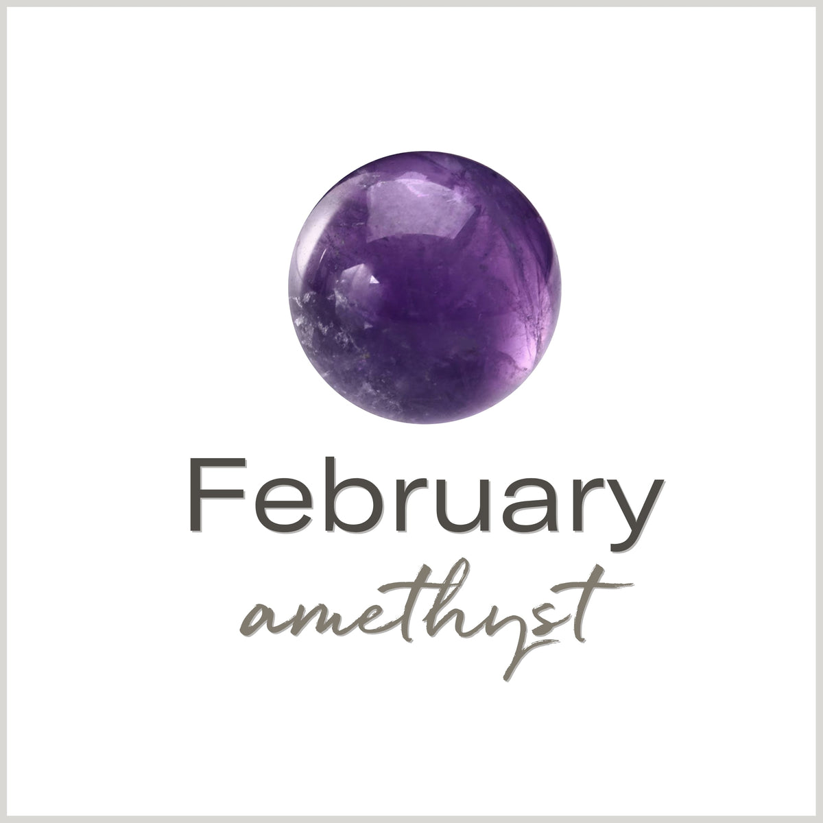 birthstone | February amethyst