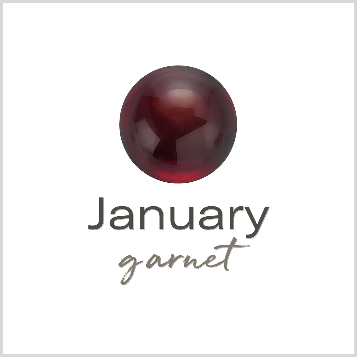 birthstone | January garnet