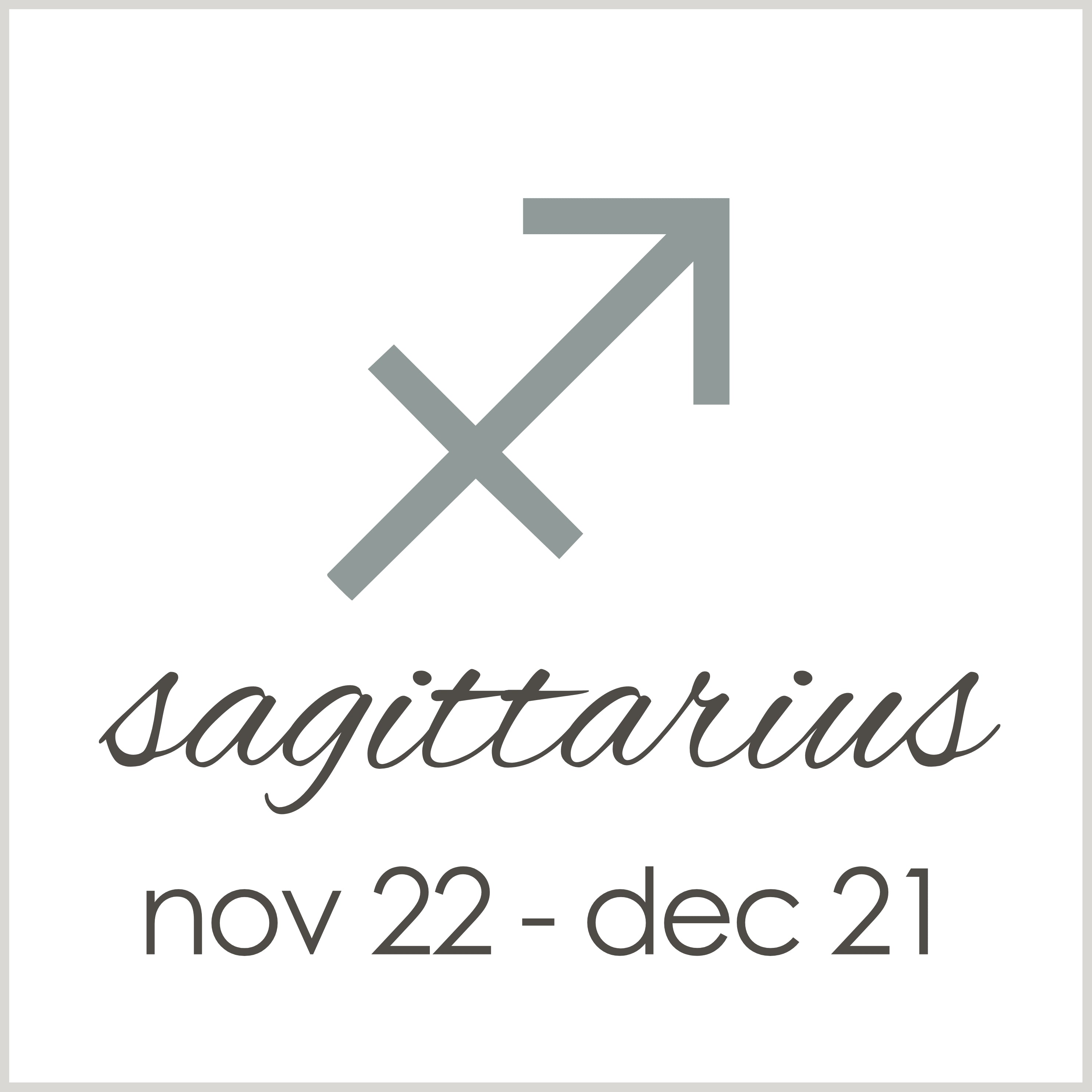 zodiac | Sagittarius (nov 22-dec 21)