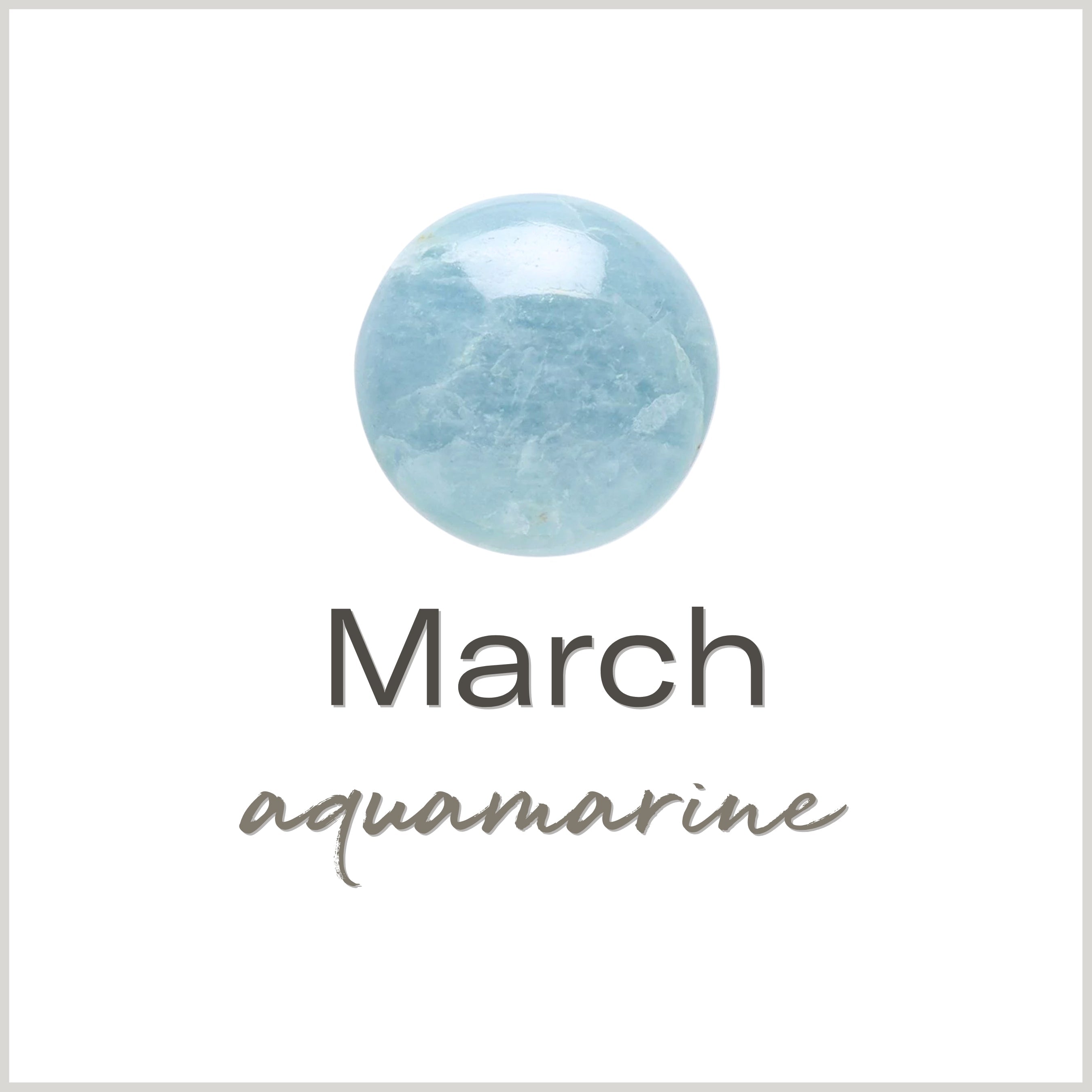 birthstone | March aquamarine