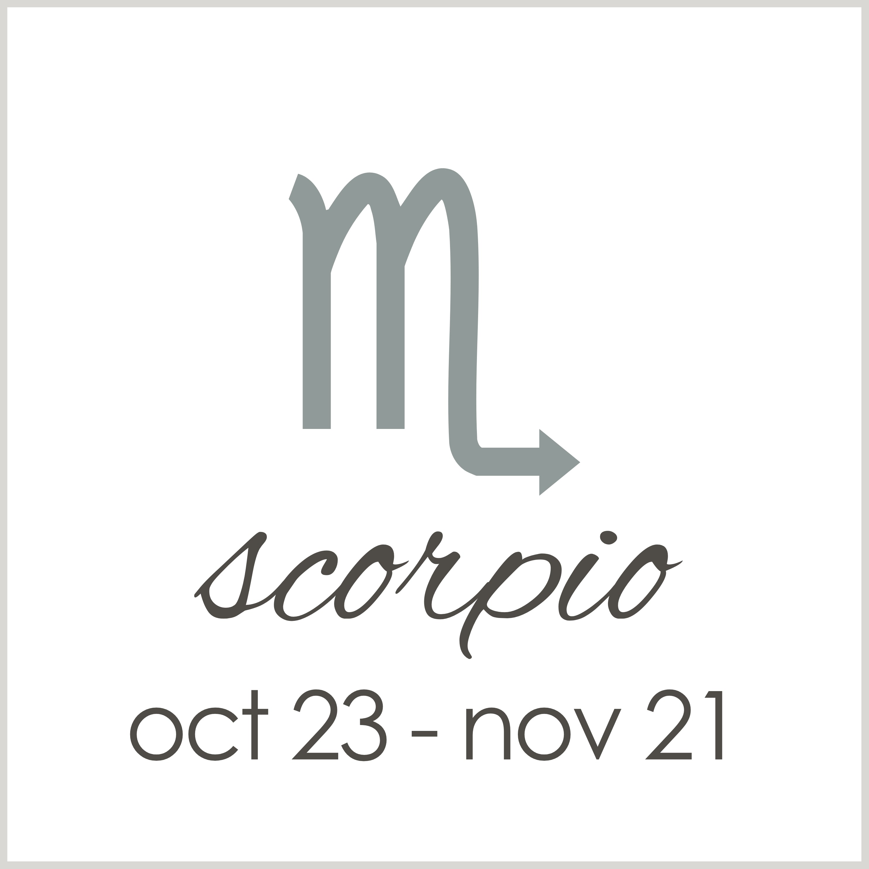 zodiac | Scorpio (oct 23-nov 21)
