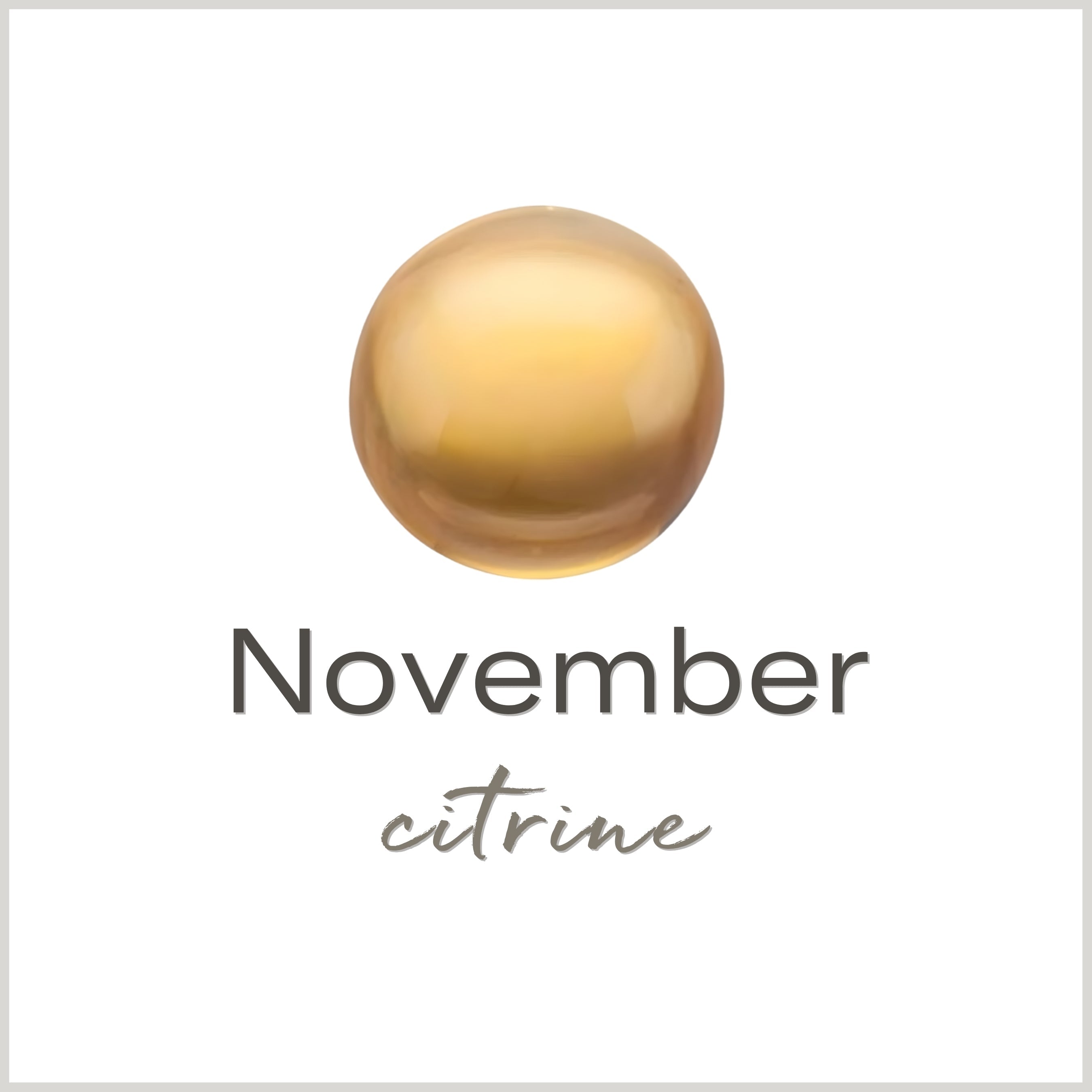 birthstone | November citrine