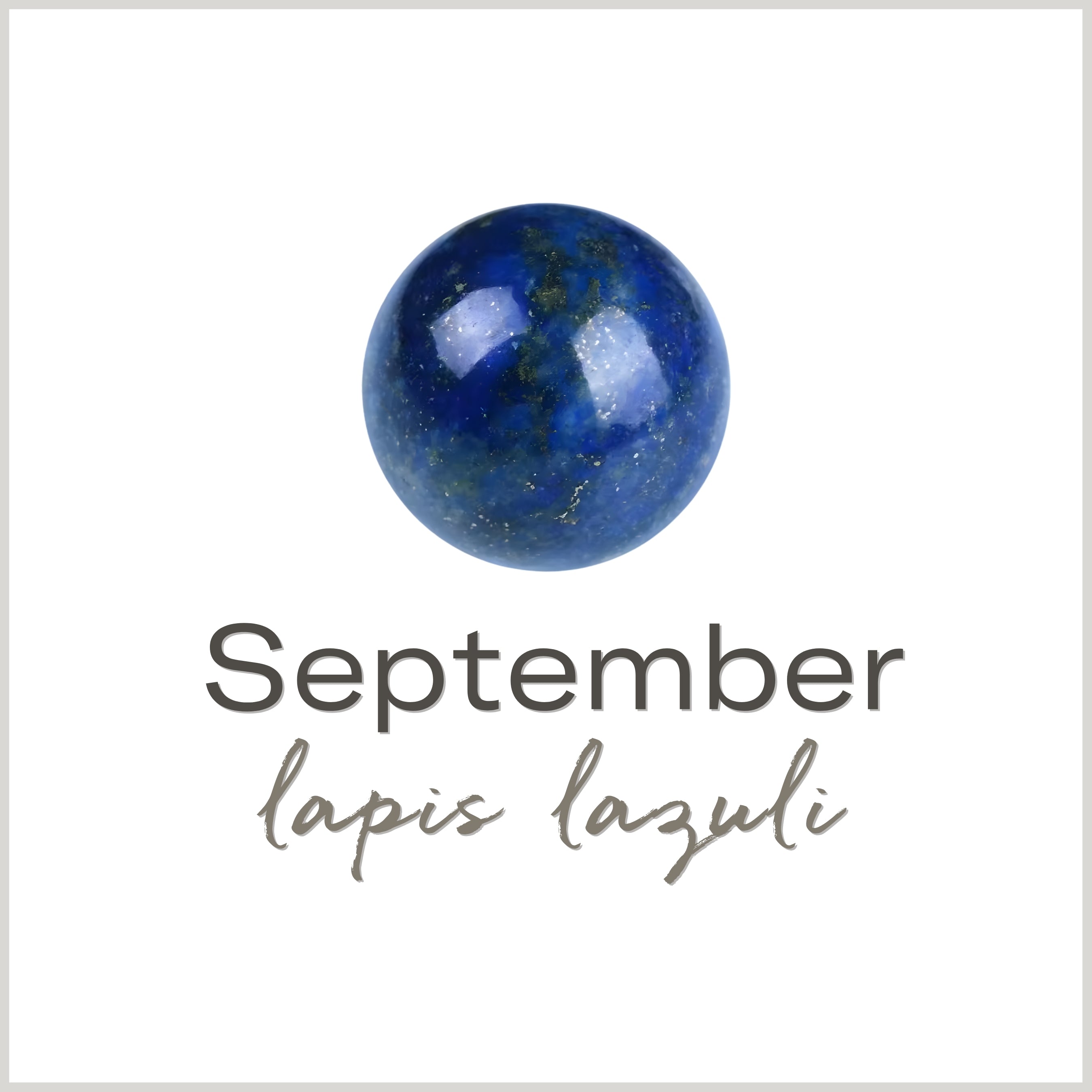 birthstone | September lapis lazuli