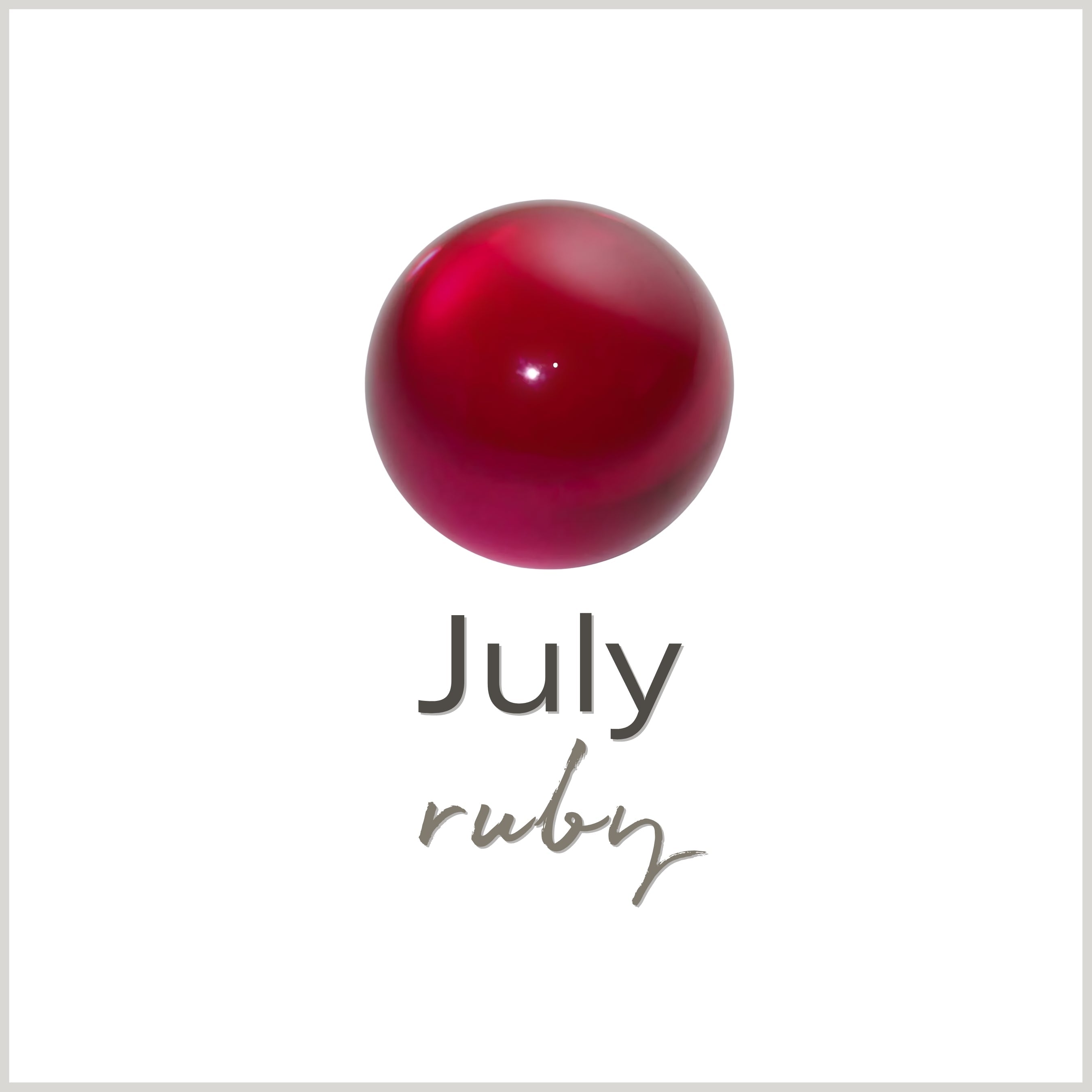 birthstone | July ruby